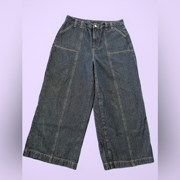 Cider Denim - Cider Blue High Rise Cropped Jeans Classic Denim Size 1X (16/18)